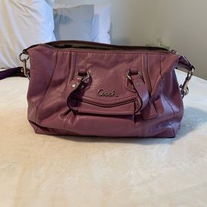 Coach Purple Handbag